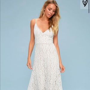 White lace Dress